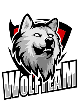 Wolf Logo wild beast wolf