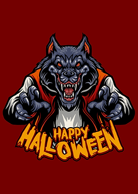 Wolf Face Halloween