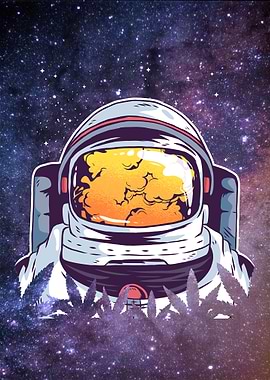 WEED ASTRONAUT NEBULA