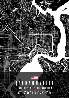 JACKSONVILLE MAP USA