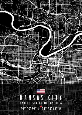 KANSAS CITY MAP USA