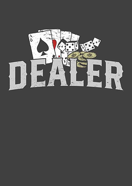 Casino Dealer Poker Cards