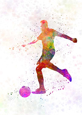 man soccer football player