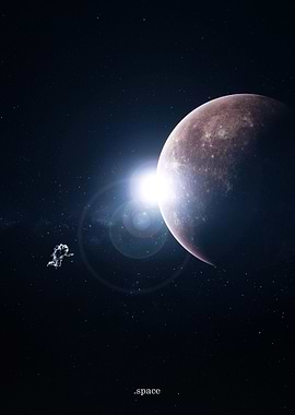 Astronaut in outer space