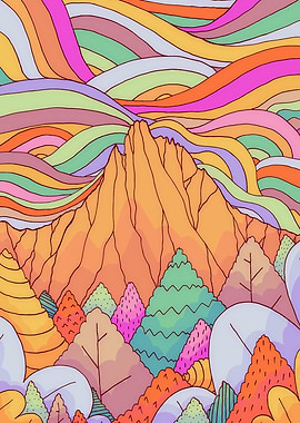 Forest peak rainbows