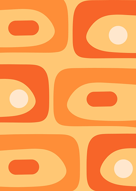 Mid Mod Orange Piquet