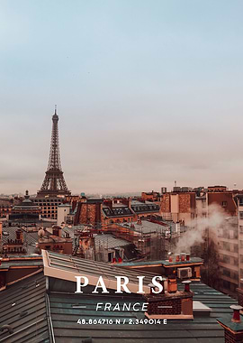 Paris Coordinate Art