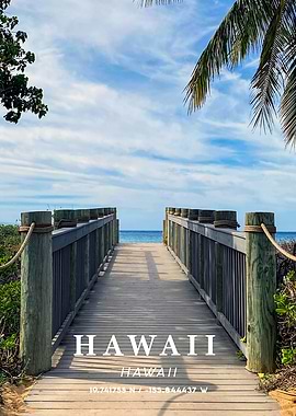 Hawaii Coordinate Art