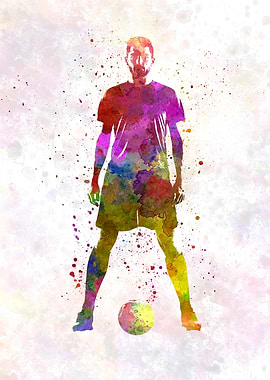 man soccer football player
