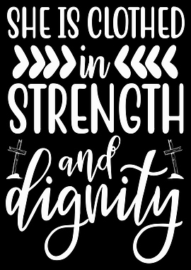 She is clothed in strength