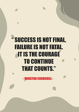 success is not final