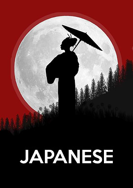 Girl Moon Japanese