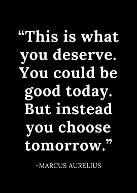 you choose tomorrow
