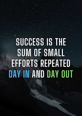 the sum of small efforts