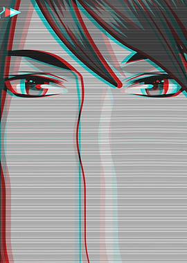 Sad Anime Girl Vaporwave