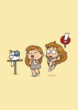 Cockatoo and Twin Sisters