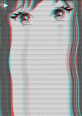 Sad Anime Girl Vaporwave