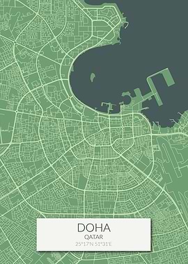 Doha Green Map