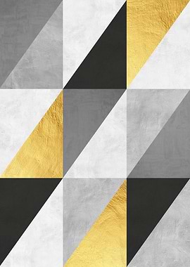 Gray and gold art 09