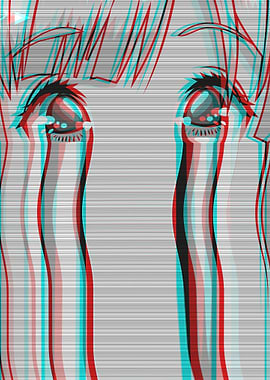 Sad Anime Girl Vaporwave