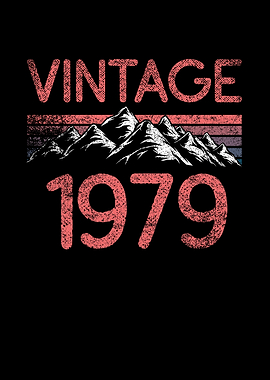 Birthday mountain Vintage