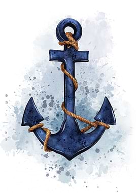 Nautical sailor anchor