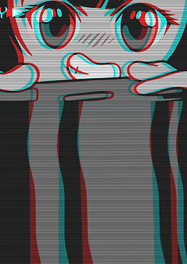 Sad Anime Girl Vaporwave