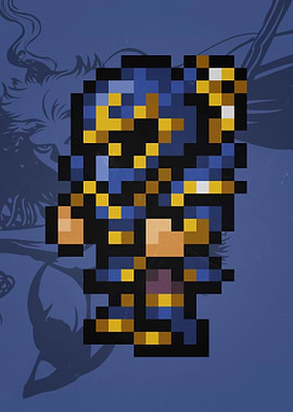 FF III Luneth Pixel Sprite