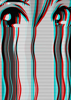 Sad Anime Girl Vaporwave