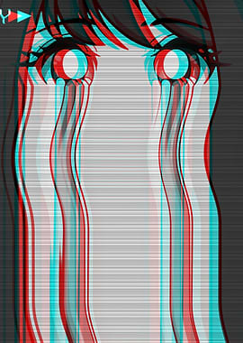 Sad Anime Girl Vaporwave