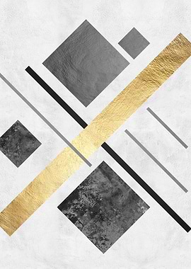 Gray and gold art 03