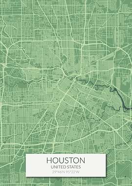 Houston Green Map
