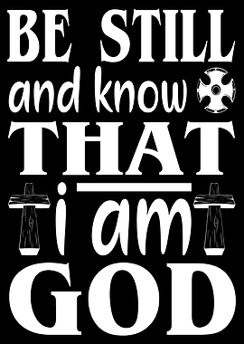 be still and know that i