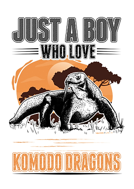 Just A Boy Who Love Komodo