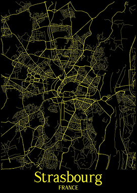 Strasbourg Map France