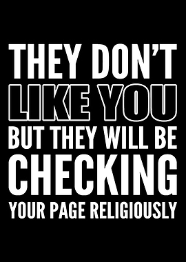 Dont like you Famous Pers