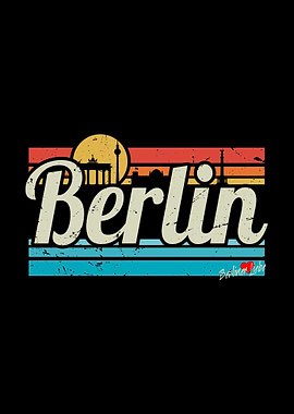 Berlin Retro Surfer Sunset