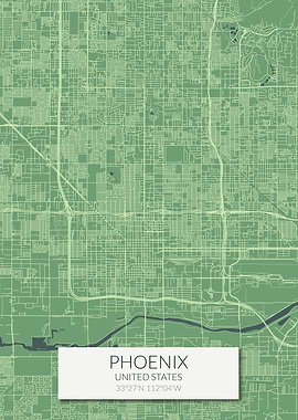 Phoenix Green Map