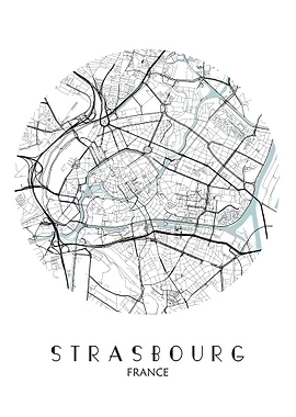 Strasbourg Map France