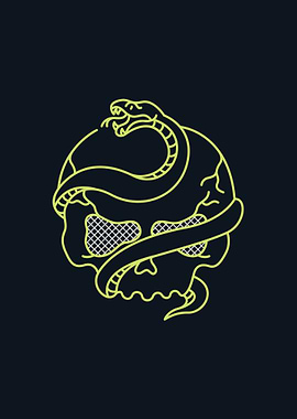 Death Snake and Skull