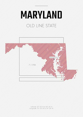 Maryland fingerprint map