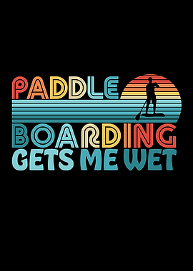 Retro Paddleboarding Gift