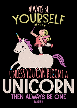 Unicorn ballerina princess