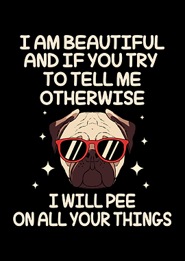 I Am Beautiful Bulldog