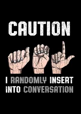 Sign Language Apparel Deaf