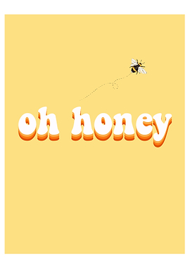 Oh Honey Yellow Art
