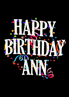 Happy Birthday Ann