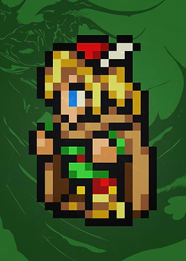 FF IV Edward Pixel Sprite