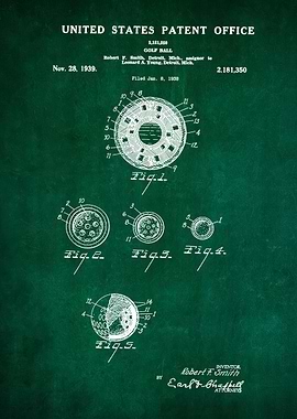 55 Golf Ball Patent
