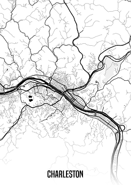 Charleston white map